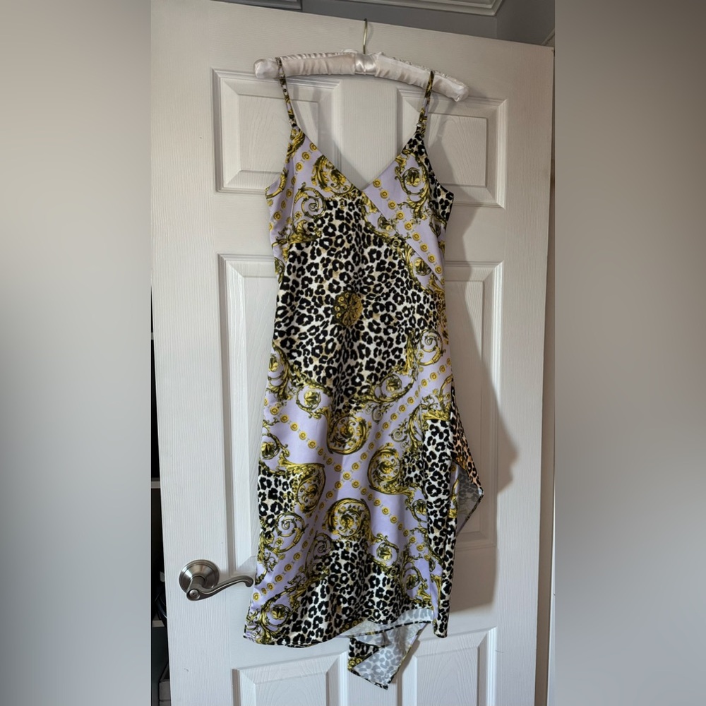 Animal print dress size S